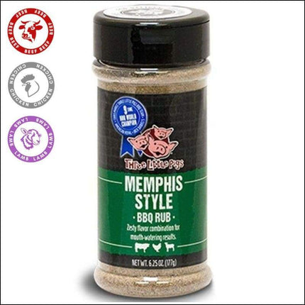 Three Little Pigs Memphis Style BBQ Rubs and Sauces Hark   