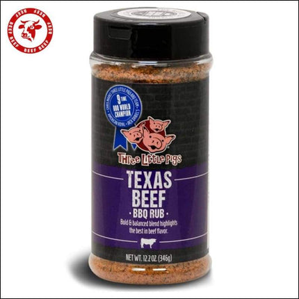 Three Little Pigs Texas Beef BBQ Rubs and Sauces Hark   