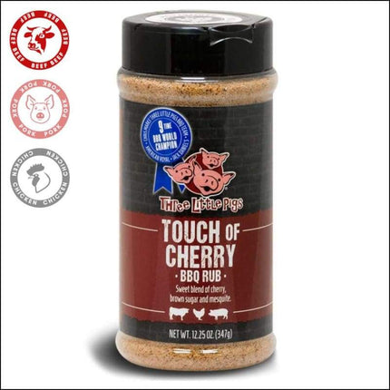 Three Little Pigs Touch of Cherry BBQ Rubs and Sauces Hark   