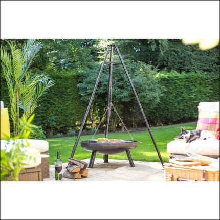 Tripod With Carry Bag & Grill Fire Pit Maxiheat   